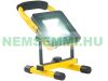 Napelemes LED mobil reflektor akkumulátorral, 4,5W-os napelem 10W 450 lm