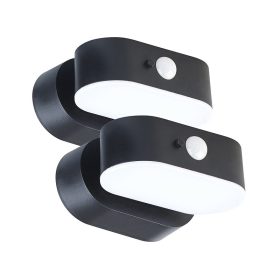   Napelemes LED kültéri reflektor 2 db 200 lm vezeték nélküli PIR mozgásérzékelő szolár lámpa IP44