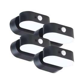   Napelemes LED kültéri reflektor 4 db 200 lm vezeték nélküli PIR mozgásérzékelő szolár lámpa IP44