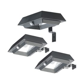   Napelemes LED  fali lámpa 3 darab  PIR érzékelővel 300 lm