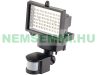 Solar LED outdoor spotlight, with motion sensor, 600 lumens, IP44