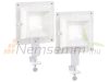 Solar LED reflector 2 pcs, 6 SMD LEDs, 20 lumens each, IP44