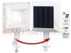 Solar LED reflector 2 pcs, 6 SMD LEDs, 20 lumens each, IP44