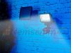 COB-LED Solar wall spotlight with PIR motion sensor, 12 watts, 600 lumens IP44