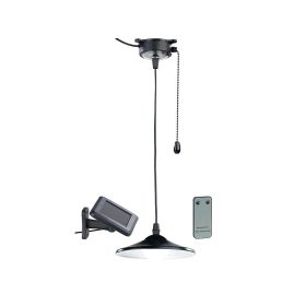  Napelemes LED függőlámpa húzózsinórral és távirányítóval 40 lumen, IP44