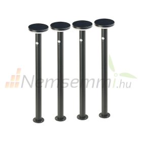   SWL-600 Prémium LED szolár lámpa 4 darab, PIR érzékelő éjszakai fény 600 lm