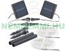 Solar LED strip 2 pieces, with 180 white LEDs, IP65