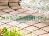 Solar LED paving stone with 4 light sensors 19x10x6 cm