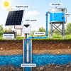 Napelemes öntöző szivattyú készlet 410W napelem, 300W mélykútszivattyú 1,7 m³/h 45 méter 