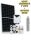 Solar irrigation pump set 36V 210W deep well pump 1.2 m³/h 77 meters lift - 410W mono solar panel - solar controller - irrigation with deep well pump and solar energy!