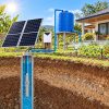 Napelemes öntöző szivattyú készlet 2 x 410W napelem, 500W mélykútszivattyú 1,7 m³/h 109 méter