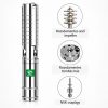 Napelemes öntöző szivattyú készlet 48V 500W búvárszivattyú 5,2 m³/h 45 méter emelés - 2 x 410W