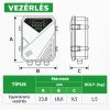 Napelemes öntöző szivattyú készlet 48V 500W búvárszivattyú 5,2 m³/h 45 méter emelés - 2 x 410W