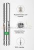 Solar irrigation pump set 48V 600W deep well pump 4 m³/h 80 meter lift 3 x 410W mono solar panel, solar controller - irrigation with deep well pump and solar energy!