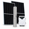 Napelemes öntöző szivattyú készlet 3 x 410W napelem, 7500W mélykútszivattyú 5,2 m³/h 67 méter