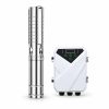Napelemes öntöző szivattyú készlet 3 x 410W napelem, 7500W mélykútszivattyú 5,2 m³/h 67 méter