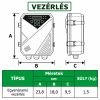 Napelemes öntöző szivattyú készlet 3 x 410W napelem, 7500W mélykútszivattyú 5,2 m³/h 67 méter