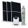 Napelemes öntöző szivattyú készlet 3x410W napelem, 750W mélykútszivattyú 2 m³/h 150 méter