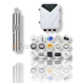 Napelemes öntöző szivattyú készlet 3x410W napelem, 750W mélykútszivattyú 2 m³/h 150 méter