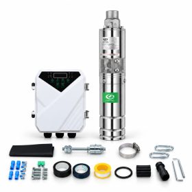 Napelemes öntöző szivattyú készlet 3x410W napelem, 750W mélykútszivattyú 2 m³/h 150 méter
