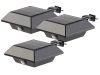  Solar LED spotlight 160 lm 2W PIR sensor black set of 3