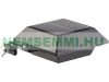  Solar LED spotlight 160 lm 2W PIR sensor black set of 3