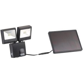   Napelemes LED-es kültéri reflektor 2 részes PIR érzékelő 6 W 480 lm IP44