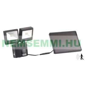   Napelemes LED-es kültéri reflektor 2 részes PIR érzékelő 6 W 480 lm IP44