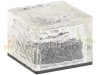 Solar RGB LED paving stone, glass block with 4 twilight sensors 7 x 5.4 x 7 cm