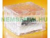 Solar LED paving stone with light sensor, set of 4 7x7x5 cm