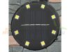 Solar paver 8-piece solar lighting with 8 LEDs, light decoration with warm white light