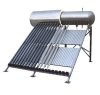 Solar collector system SP-H with 200-liter pressure-resistant external-internal stainless steel tank with 20 vacuum tubes with stainless steel frame