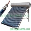 Solar collector system SP-H with 200-liter pressure-resistant external-internal stainless steel tank with 20 vacuum tubes with stainless steel frame