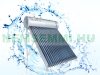 Solar collector system SP-H with 200-liter pressure-resistant external-internal stainless steel tank with 20 vacuum tubes with stainless steel frame
