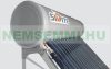Solar collector system SP-H with 200-liter pressure-resistant external-internal stainless steel tank with 20 vacuum tubes with stainless steel frame