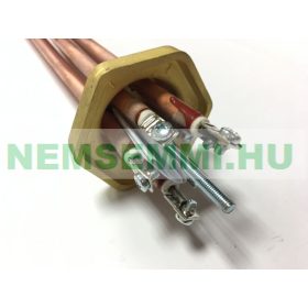   Fűtőbetét 4500W bekötéstől függően 230V vagy 400V fűtőpatron 1½" azaz 6/4" cekász 4,5 kW  32590000000004