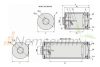 Horizontal 120 liter SunSystem BB type electric hot water tank Horizontal wall boiler DHW with 2kW heating insert