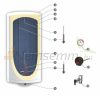 120 liter SunSystem BB type boiler with built-in 3kW heating element. Hot water storage enamelled tank HMV