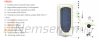 120 liter SunSystem BB type boiler with built-in 3kW heating element. Hot water storage enamelled tank HMV