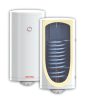 SunSystem 1 heat exchanger, 80l indirect wall storage + 2 kW heating element. DHW storage 1 heat exchanger boiler next to solar collector with additional electric heating 