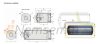 Horizontal 80 liter SunSystem BB type electric hot water tank Horizontal wall boiler DHW with 2kW heating insert