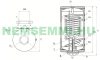 Sunsystem MB-100 2 hőcserélős indirekt tároló balos