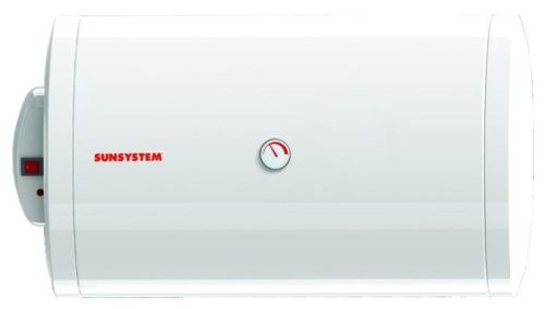 Horizontal SunSystem 80 liter hot water tank Horizontal wall boiler DHW 2kW heating element
