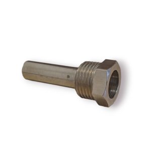   Hőmérséklet mérő merülőhüvely 1/2" menet 50 mm hüvely hőmérő, hőmérséklet érzékelő szonda számára