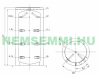 Buffer tank - 1500 liter tank without heat exchanger - CAN ALSO BE MOUNTED IN A CORNER design - for hot water storage. Sunsystem 