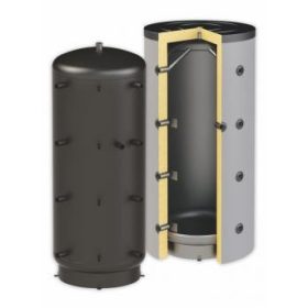 Puffertartály - hőcserélő nélküli 3000 literes tartály - SAROKBA IS SZERELHETŐ kivitel - melegvíz tá
