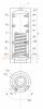 Heating narrow buffer tank - 200 liter tank insulated with a heat exchanger for hot water storage. Sunsystem PS1 200