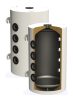 Heating-cooling buffer tank for 100-liter heat pumps - heat-insulated 100-liter tank without heat exchanger for storing cold and hot water. Sunsystem PSM 100
