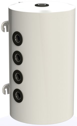 Heating-cooling buffer tank for 80-liter heat pumps - heat-insulated 80-liter tank without heat exchanger for cold and hot water storage. Sunsystem PSM 80
