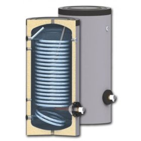 150 literes SunSystem 1 hőcserélős álló, HMV tároló extra nagy hőcserélővel